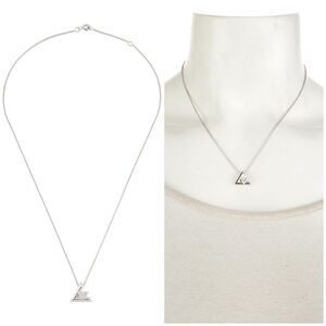 LOUIS VUITTON 18K Diamond LV Volt One Small Pendant Necklace